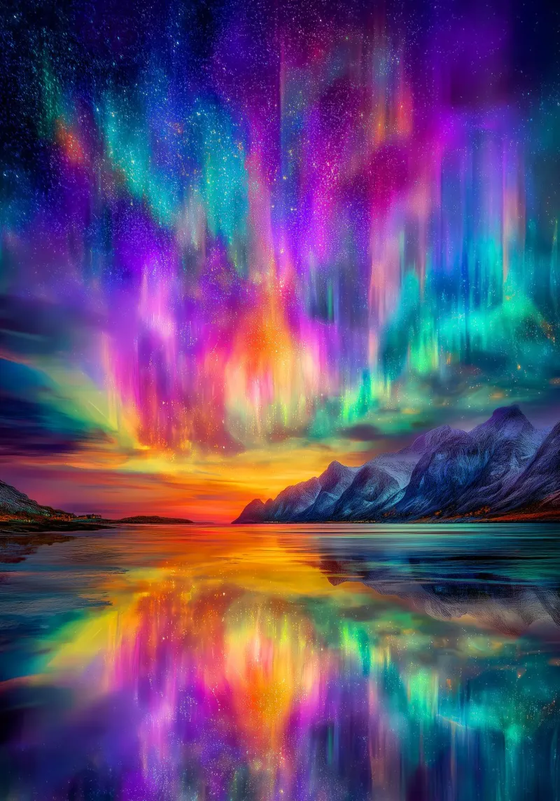 Aurora Borealis pellicola backlit da Justyna Jaszke JBJart