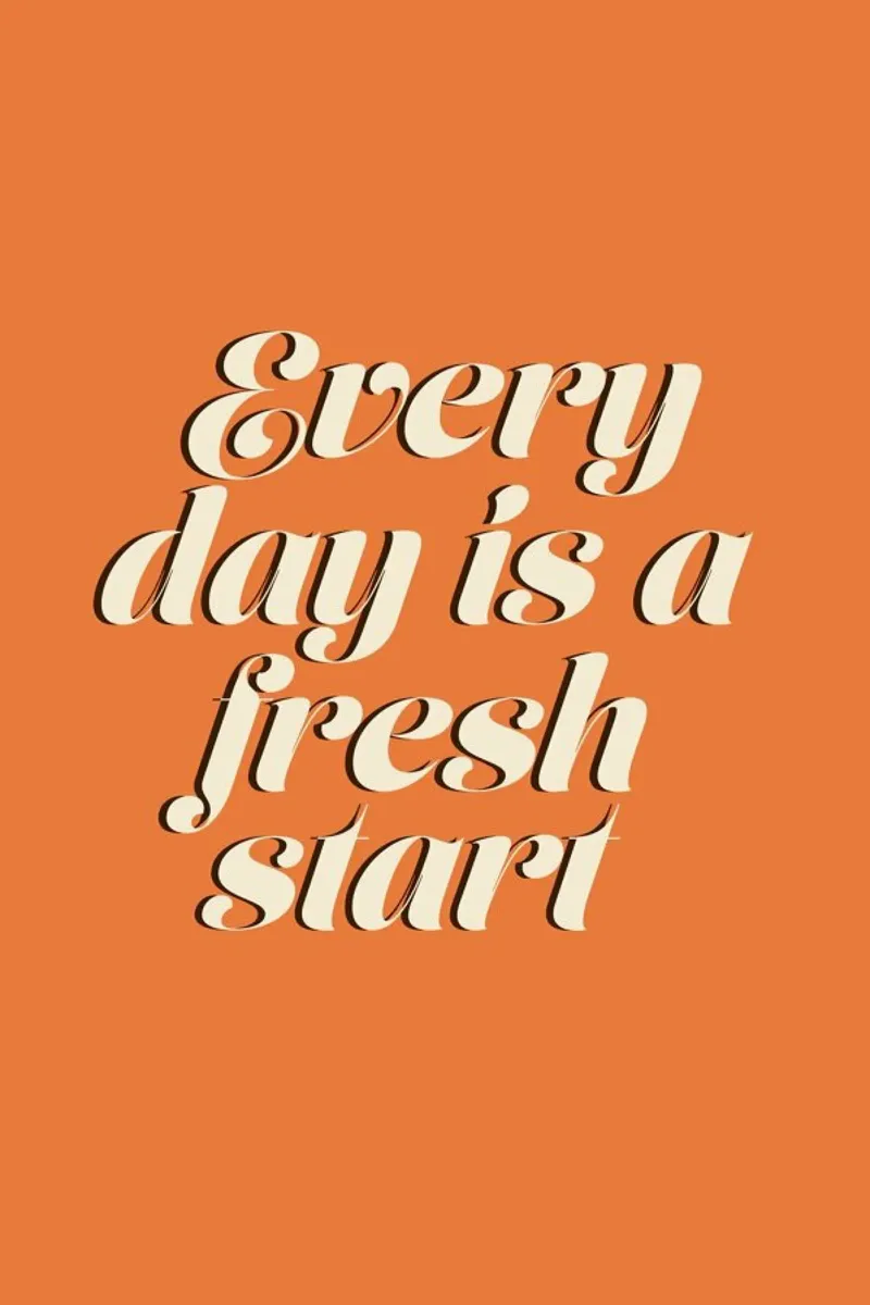 Everyday Is A Fresh Start pellicola backlit da Ayleen