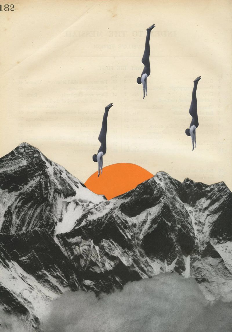 Vivere pericolosamente poster da Cassia Beck Collage