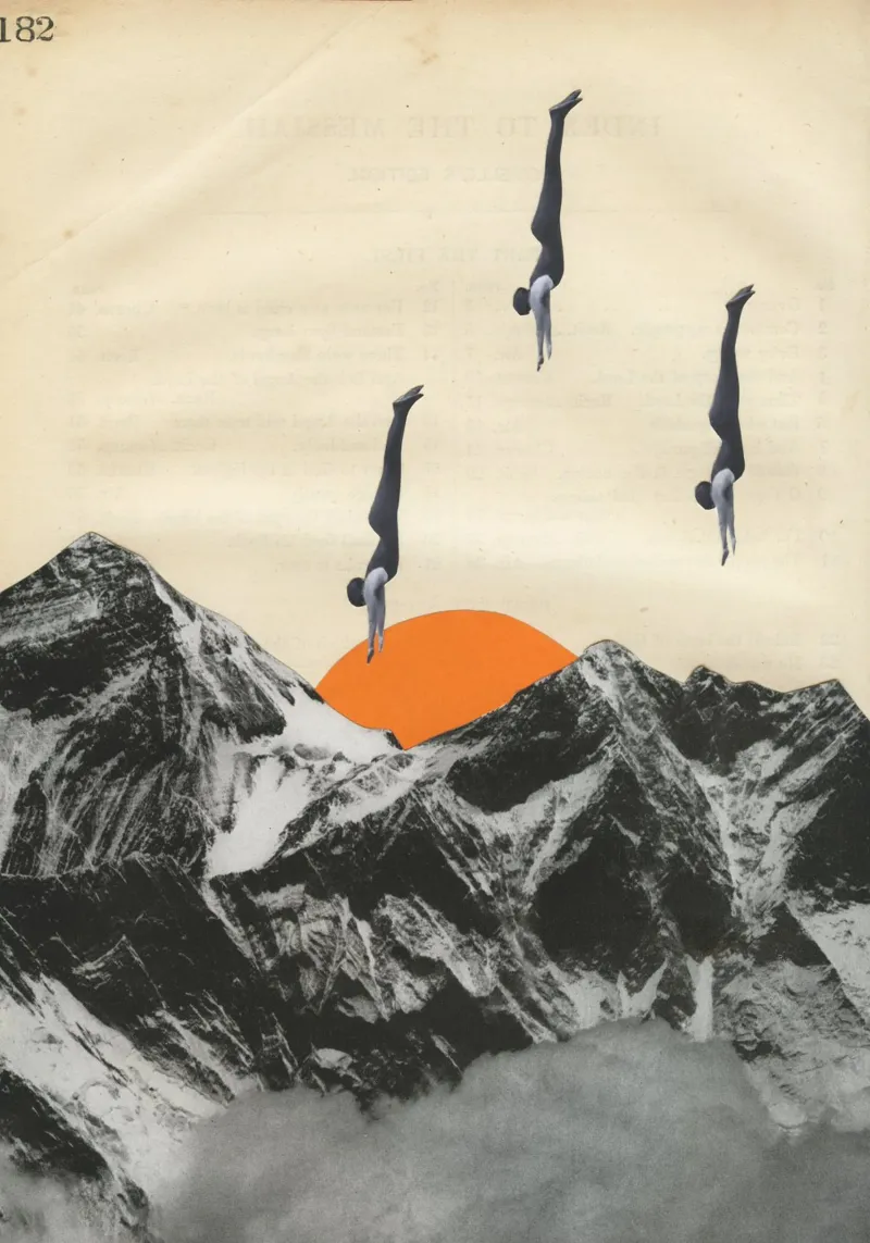 Vivir peligrosamente metacrilato de Cassia Beck Collage
