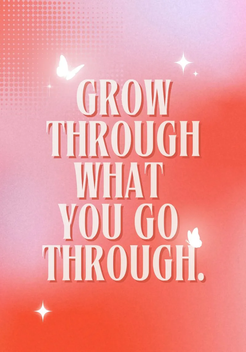 "Grow Through" Butterfly Art | Motivational Aura Gradient Pr hahnemühle by NorwesClub