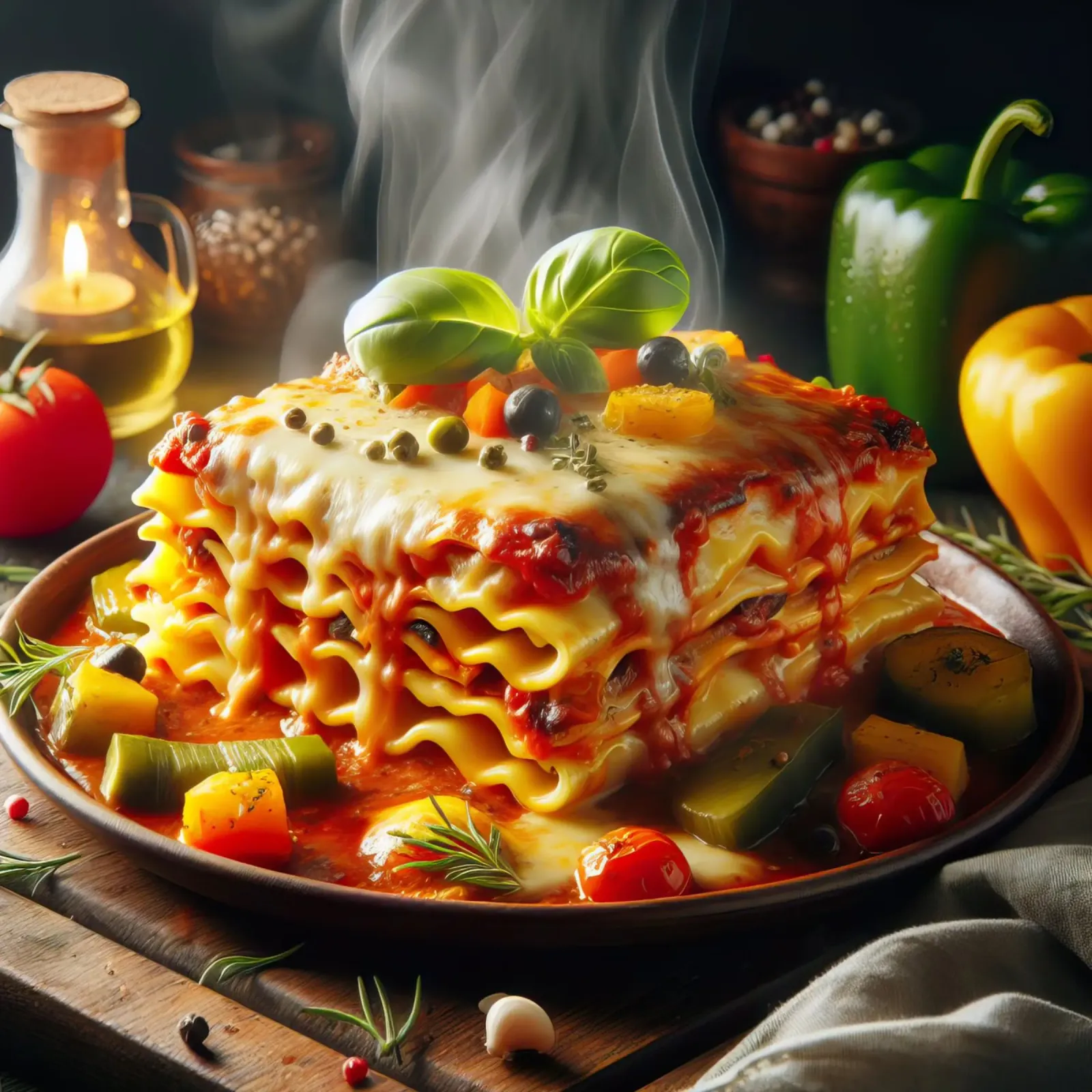 Lasagne pellicola backlit da 🥩 The tasty wall