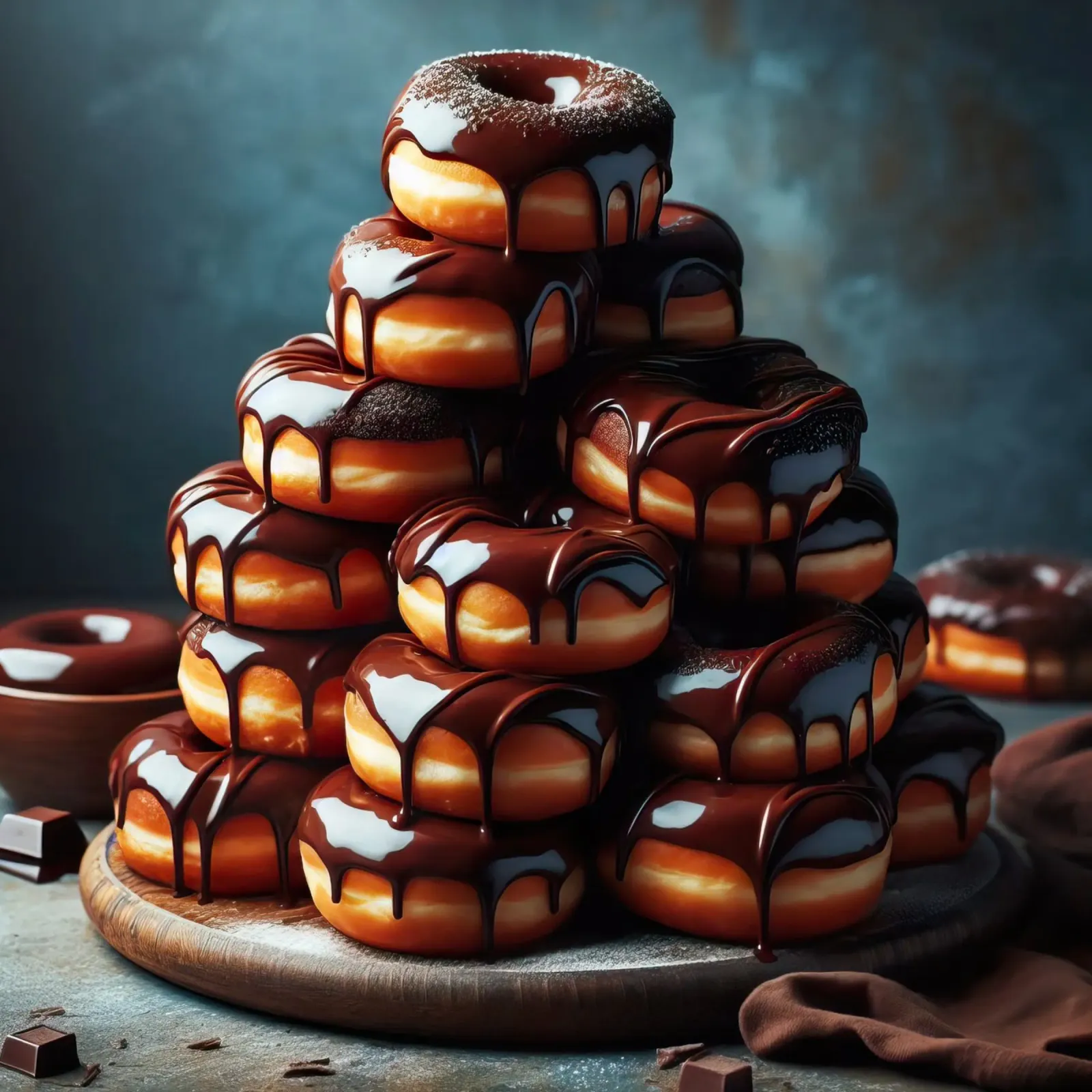 Ciambelle al cioccolato poster da 🥩 The tasty wall