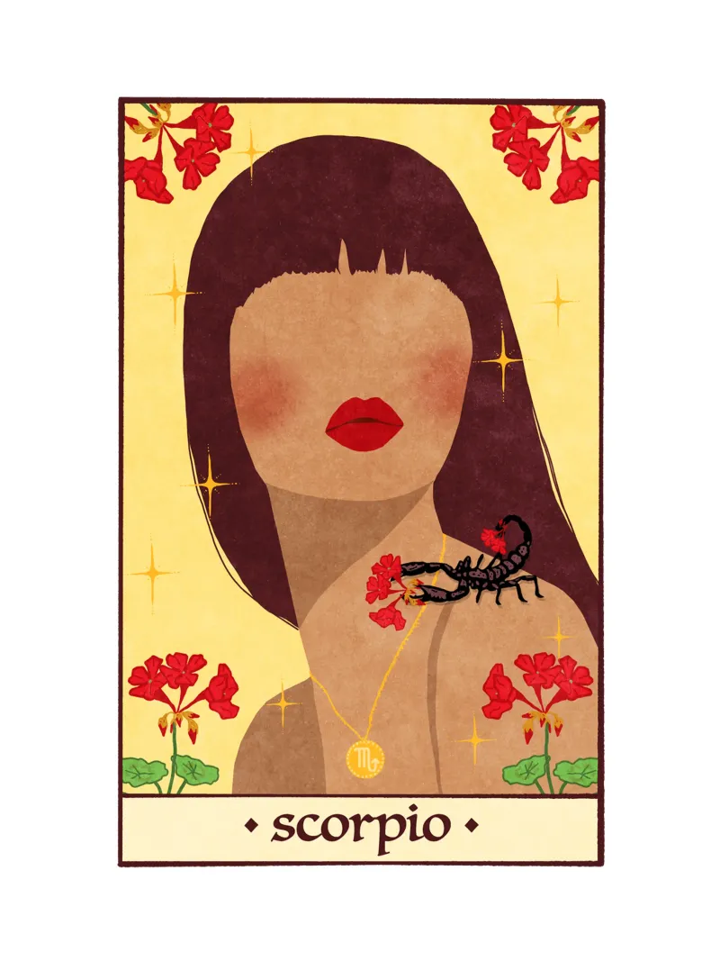 Scorpio - Zodiac Sign pellicola backlit da Illustration Raissa Oltmanns