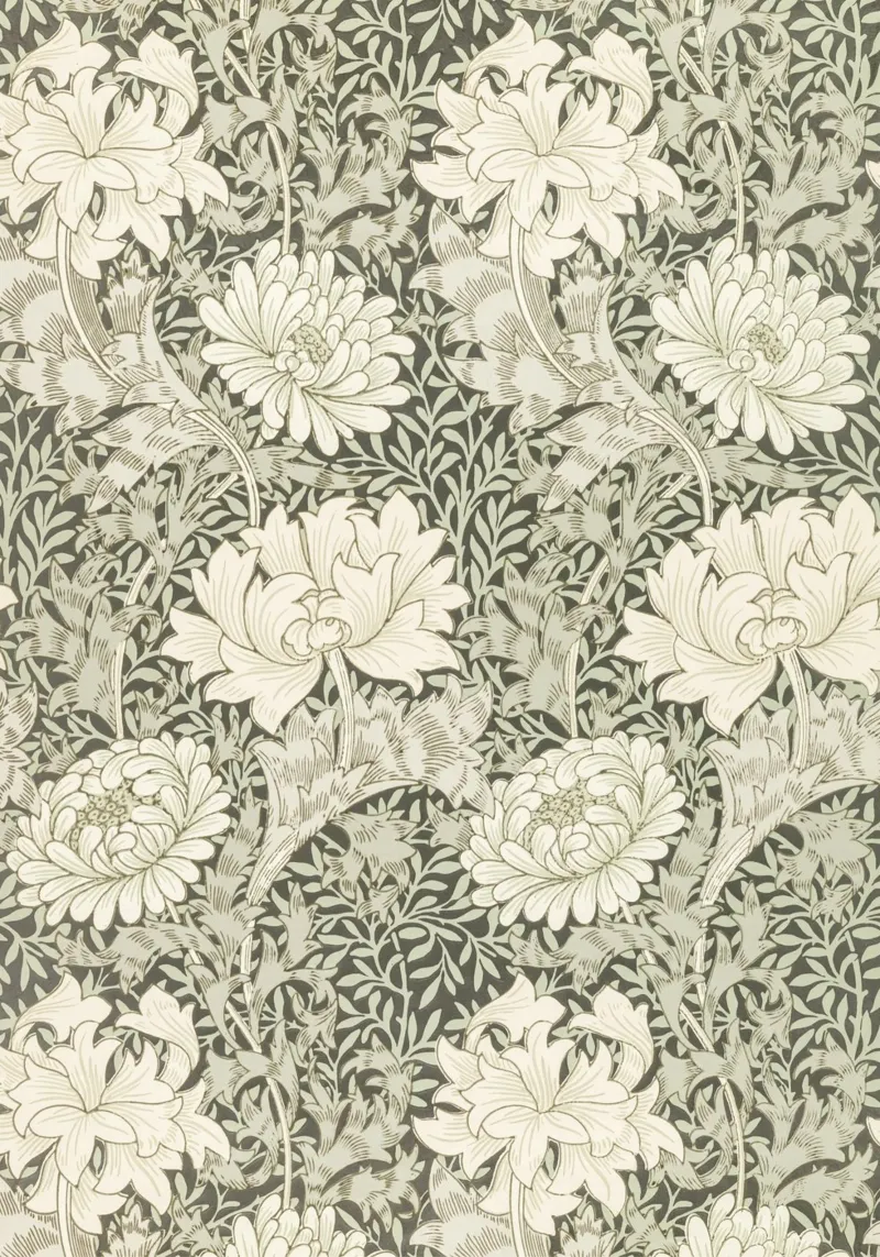 William Morris - Crisantemo floreale | Patter arti e mestieri pellicola backlit da NorwesClub