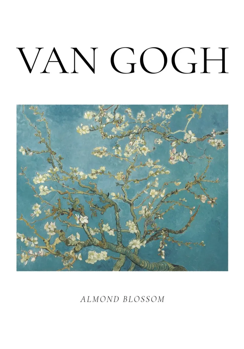 Van Gogh - Fleur d'amandier | Post-Impressionist Tree Print poster de NorwesClub