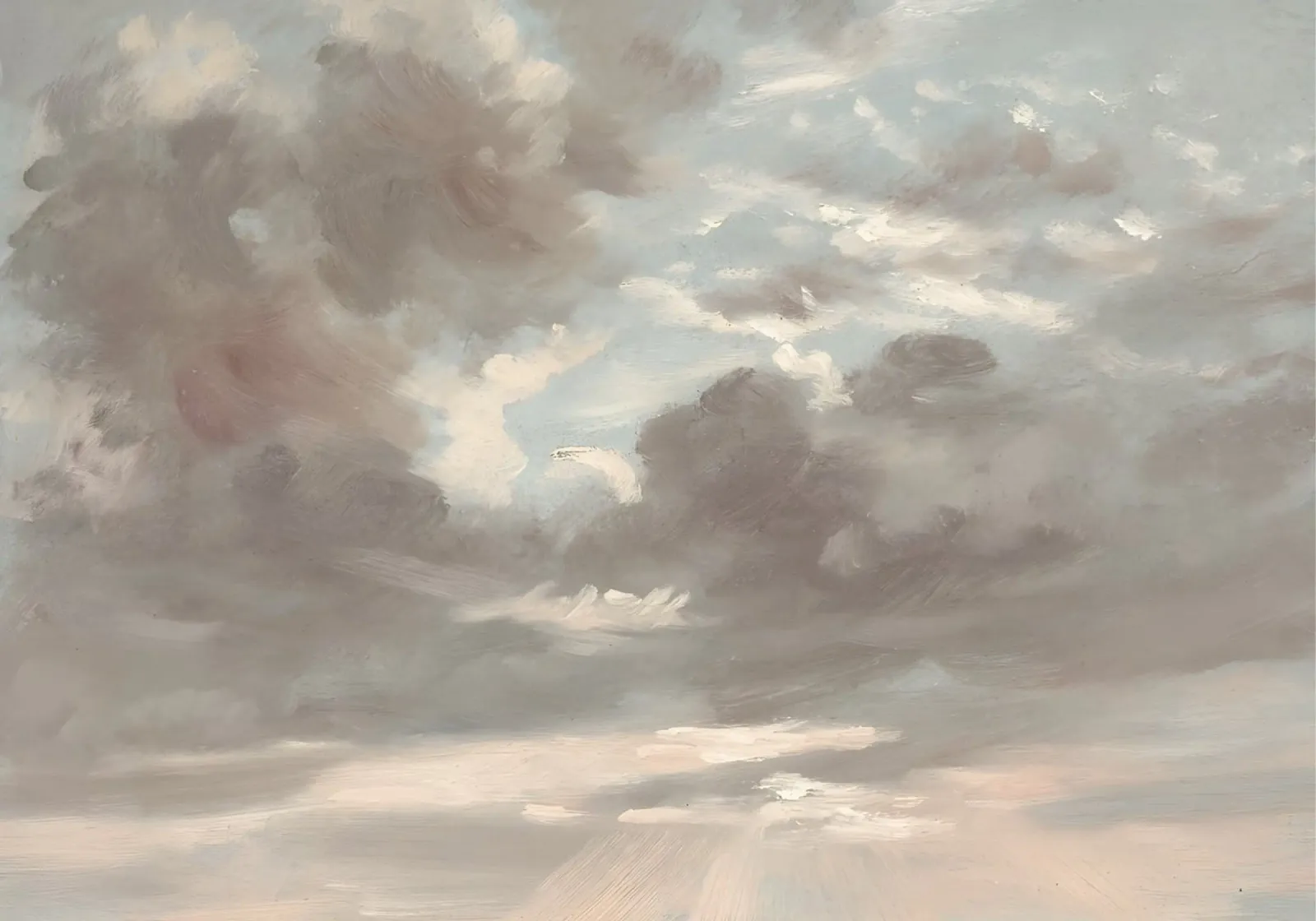 John Constable - Cloud Study | Romanticism Sky Art Print metacrilato de NorwesClub