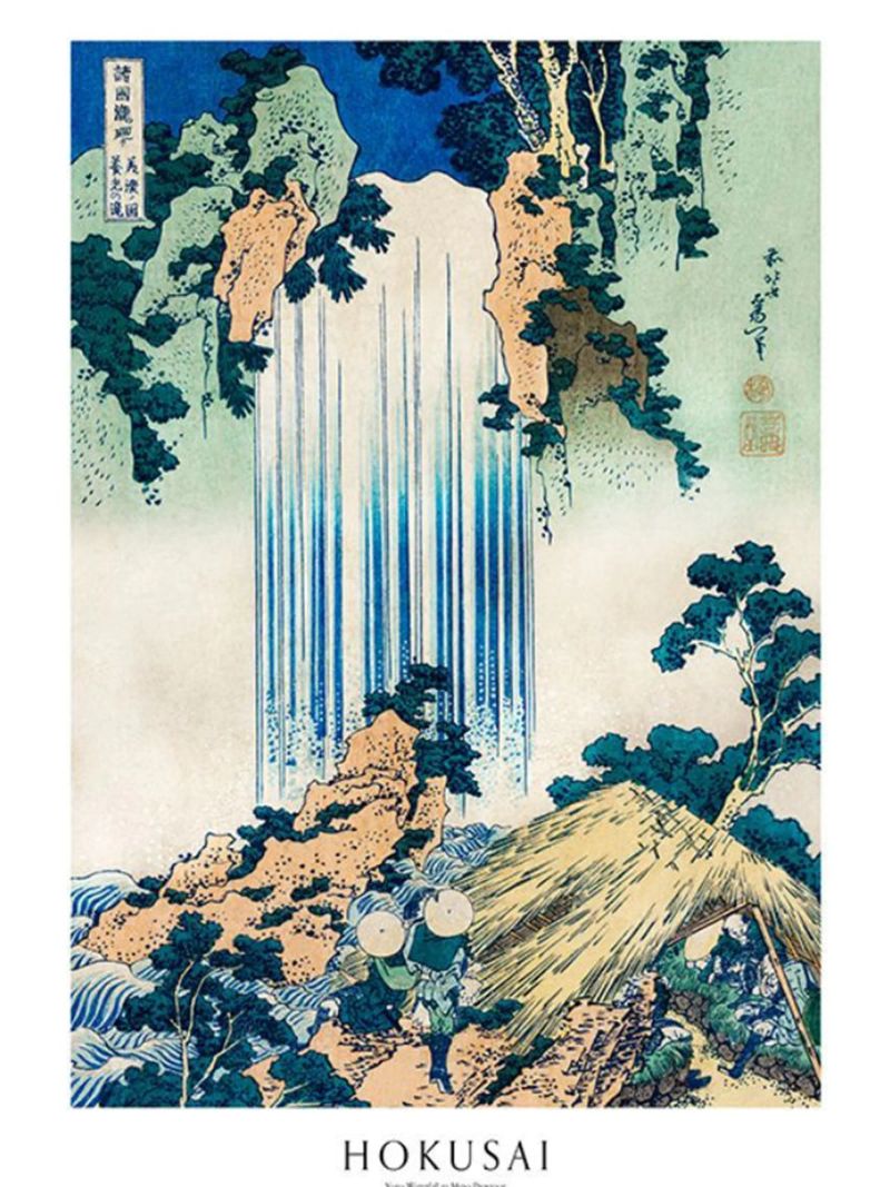 Hokusai Great Falls View toile de ungker store
