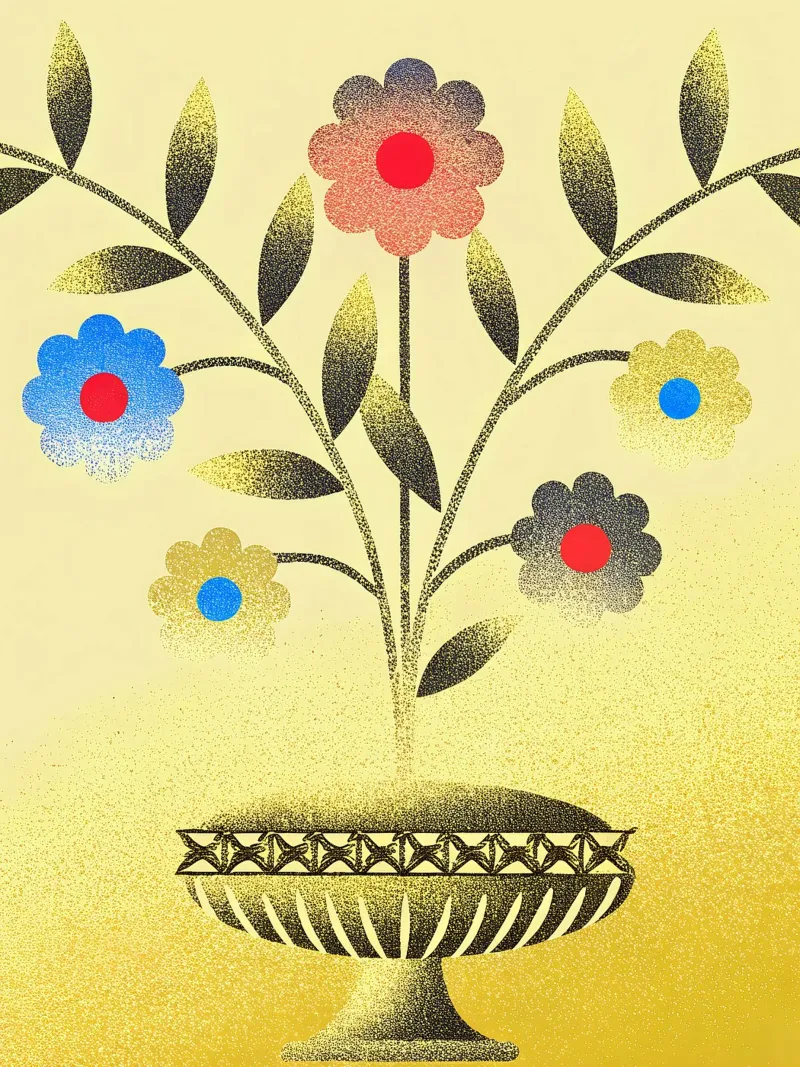 Vaso di fiori pellicola backlit da SOUL SHOP