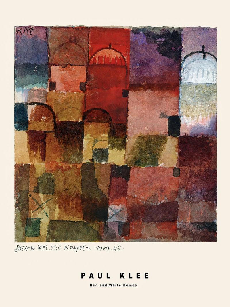 Red And White Domes poster by Alana Gallerie
