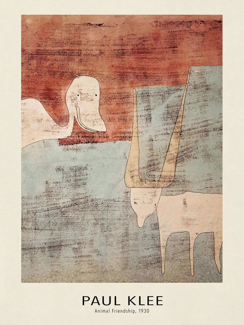 Animal Friendship Poster von Melanie Tintilier
