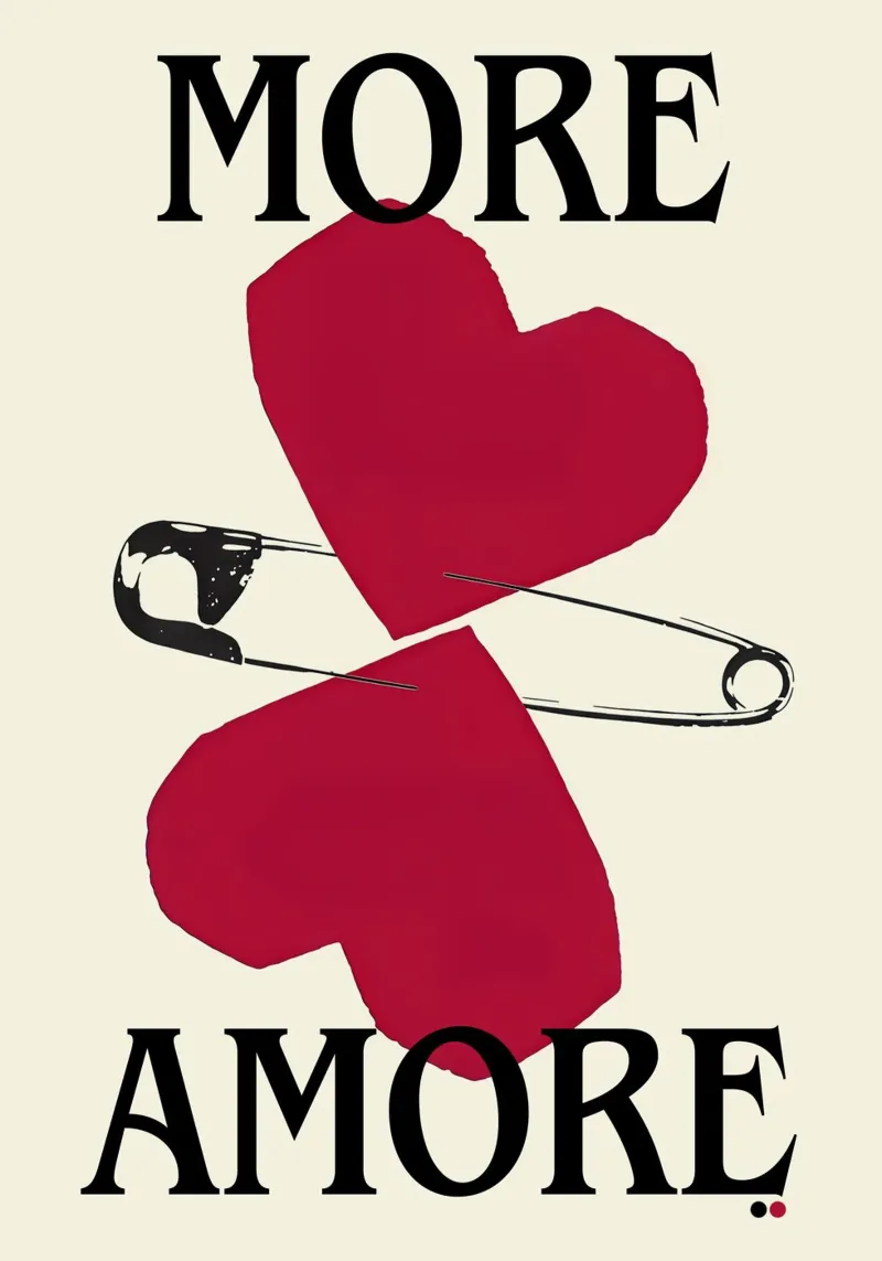 More Amore – Love, Louder pellicola backlit da Attaboy Dsgn