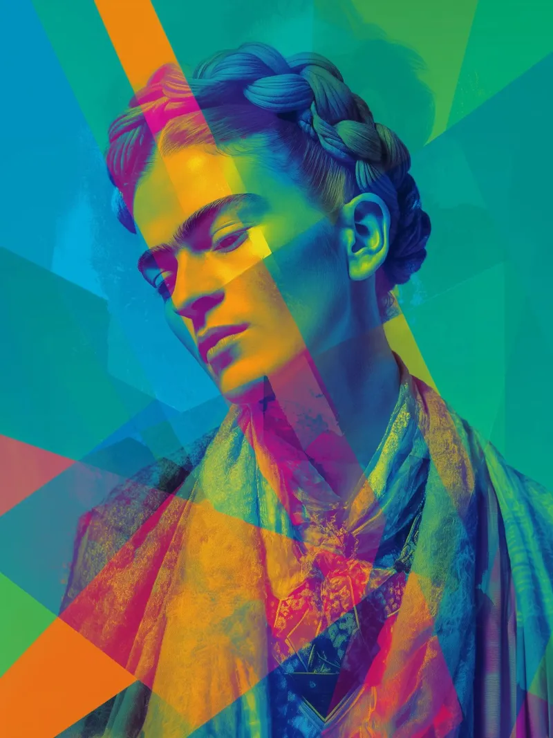 Il gioco di colori di Frida pellicola backlit da Carinaprint