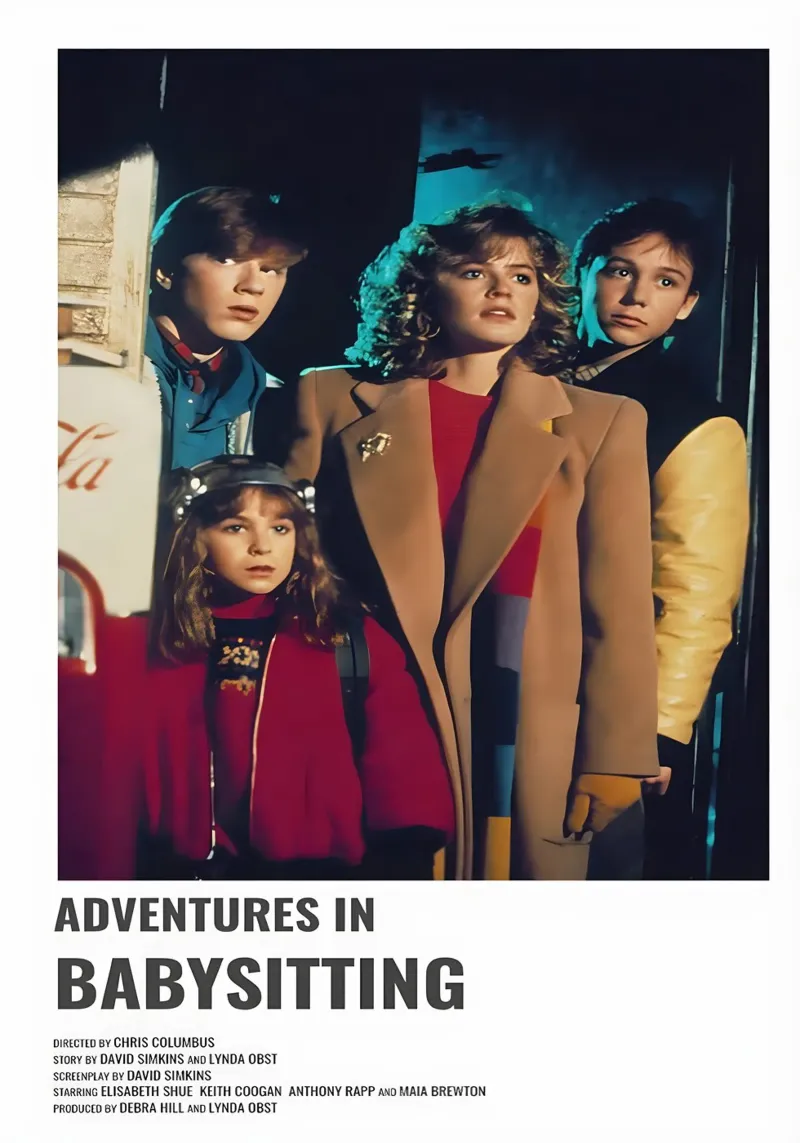 ADVENTURES IN BABYSITTING pellicola backlit da MVFminimalist