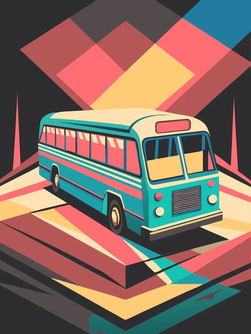 vettore bus plexiglass da Elfath