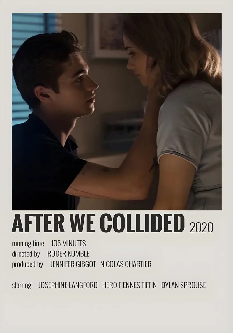 AFTER WE COLLIDED 2020 pellicola backlit da MVFminimalist