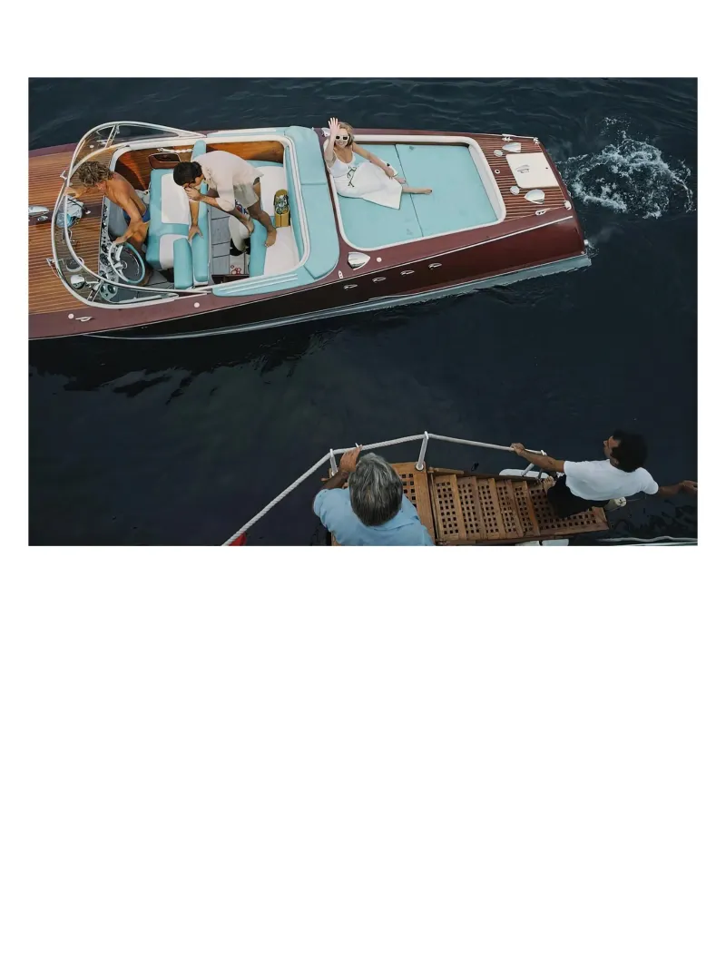 Slim Aarons Monte Carlo pellicola backlit da Slim Aarons Vintage