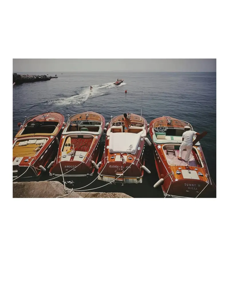 Albergo Du Cap eden roc pellicola backlit da Slim Aarons Vintage