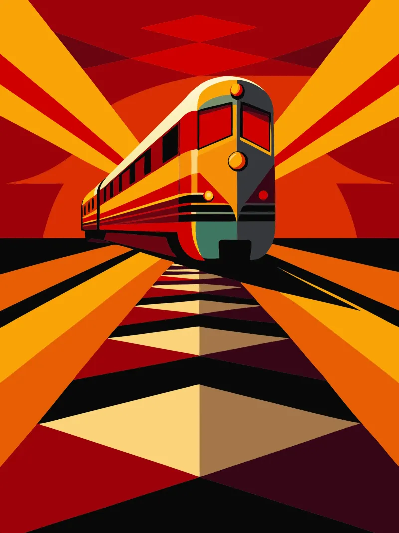 monorail vector hahnemühle by Elfath