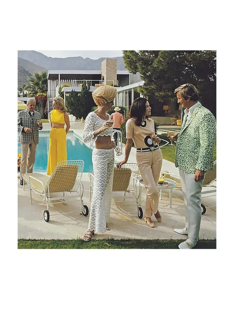 stile glamour poster con telaio in plastica da Slim Aarons Vintage