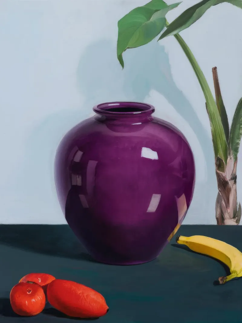 Ametista Frutto Immobile poster con telaio in plastica da Opal Strokes