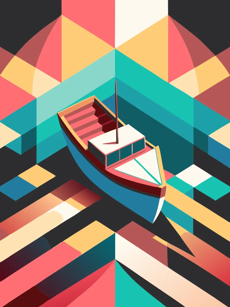 scheepsvector kunst hahnemühle van Elfath