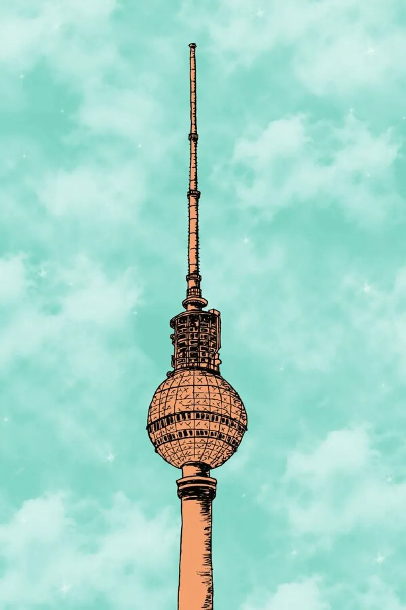 Blue Skies Berlin hahnemühle by KP Design