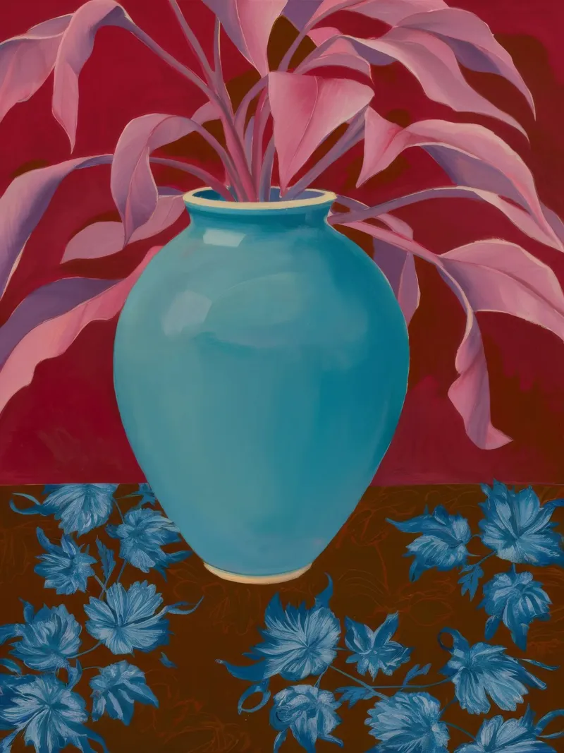 Arazzo turchese Lush poster da Opal Strokes