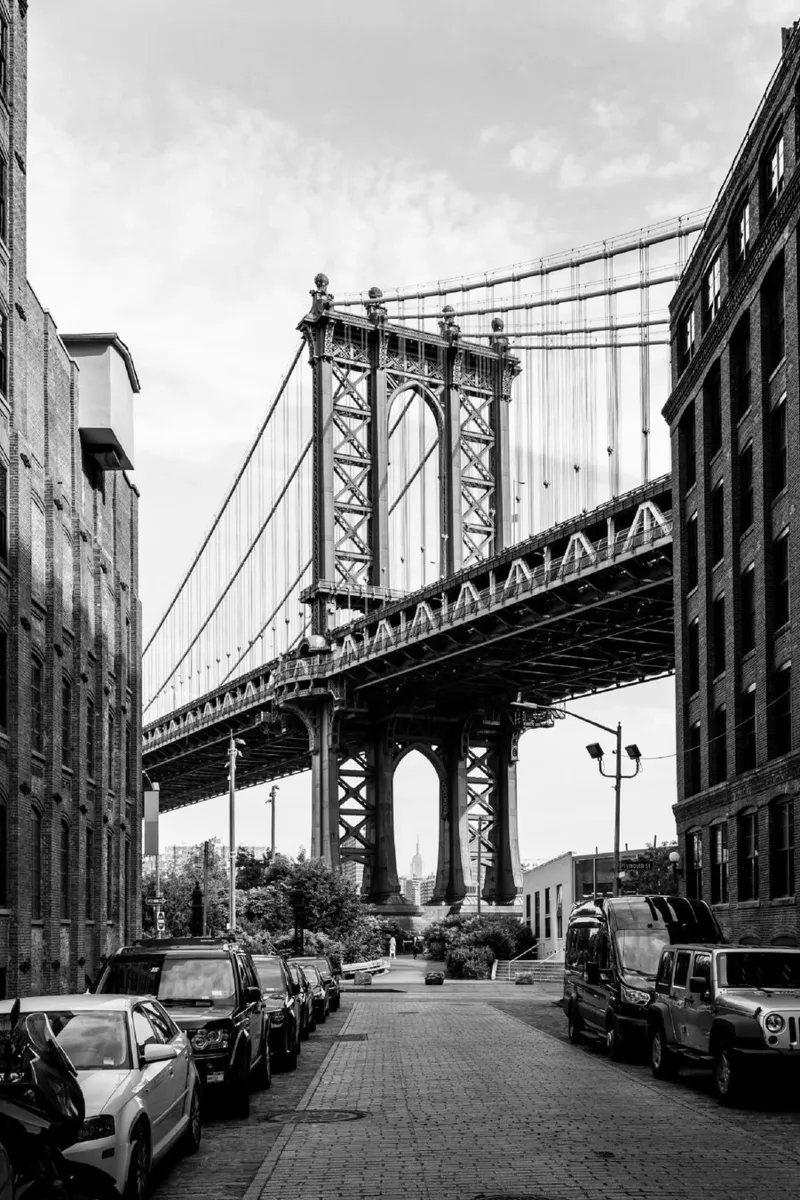Manhattan Bridge Poster Hahnemühle von Greatest Figure