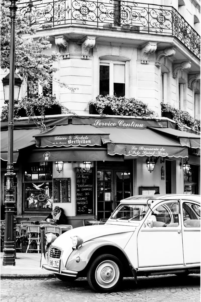 Paris Corner Poster poster with aluminum frame by Greatest Figure