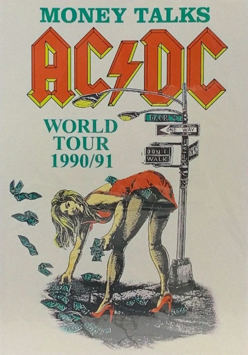 electrifying riffs of acdc canvas by korve