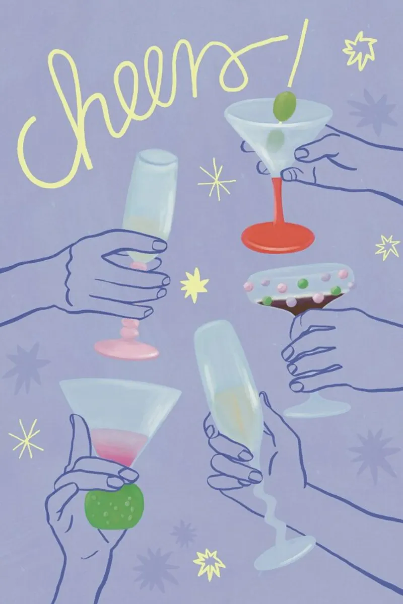 Cheers aluminium-dibond van Frauke Schyroki
