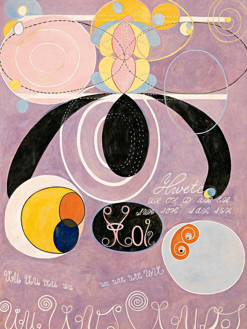 Hilma Af Klint - I dieci più grandi n. 6 alluminio dibond da Ceryspool