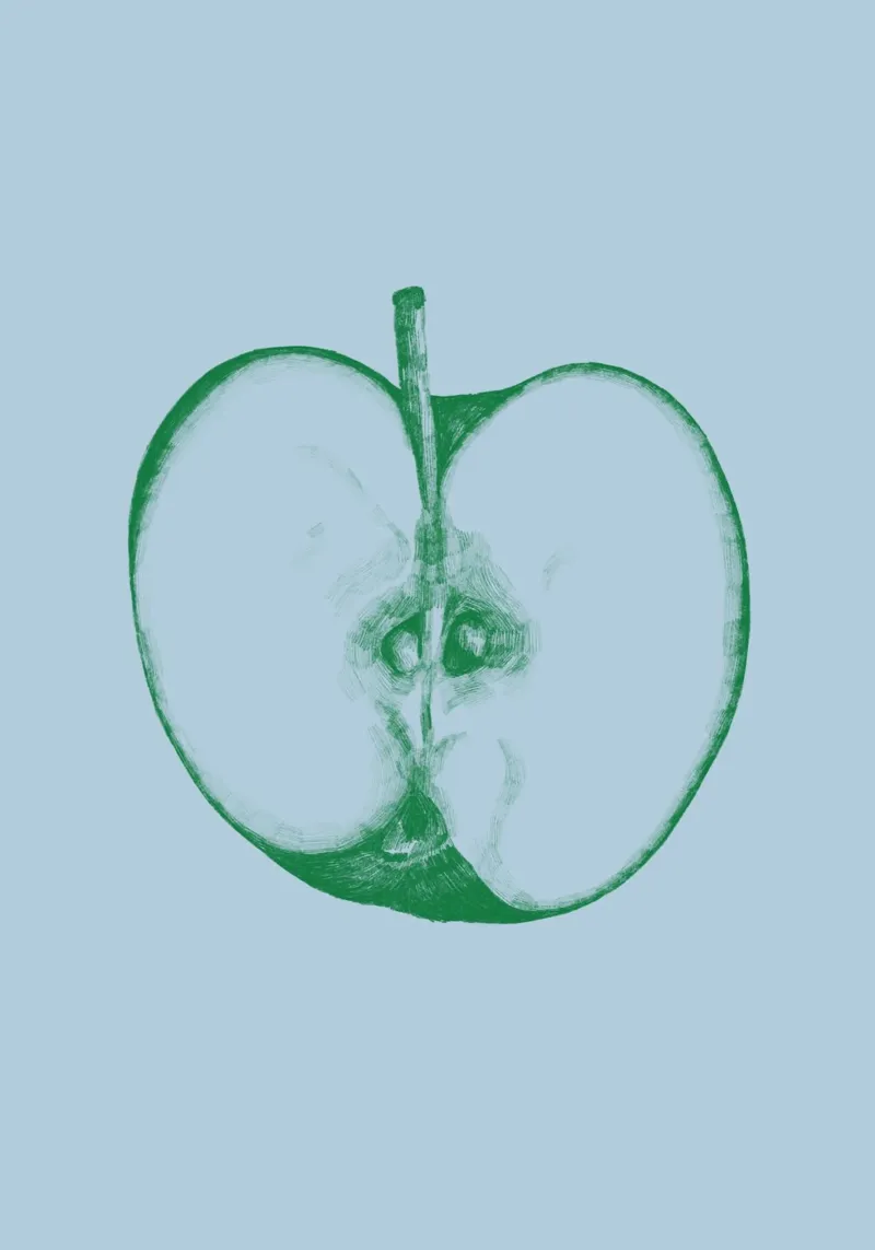Green Apple poster by La Bola