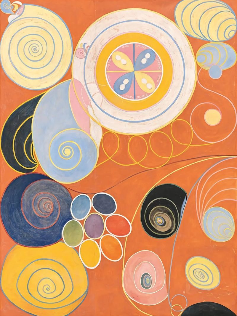 Hilma Af Klint - The Ten Largest No. 3 poster by Ceryspool
