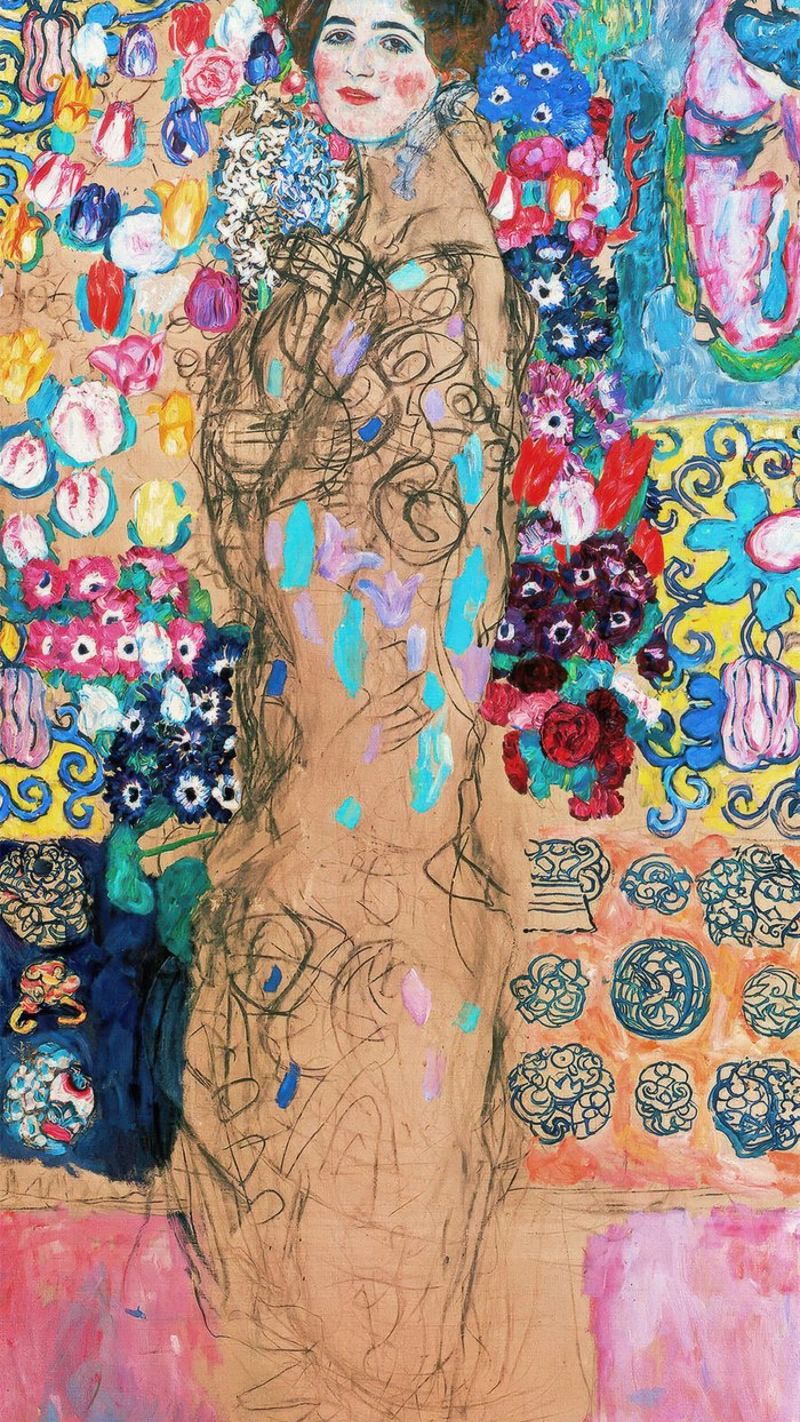 Gustav Klimt Maria Munk Poster von betty hamilton