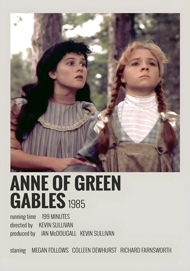 ANNE OF GREEN GABLES 1985 pellicola backlit da MVFminimalist
