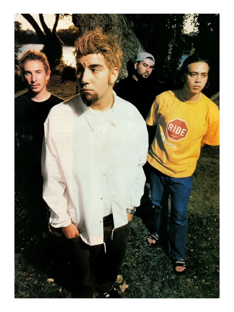 La band di stile fresco Deftones pellicola backlit da fredam