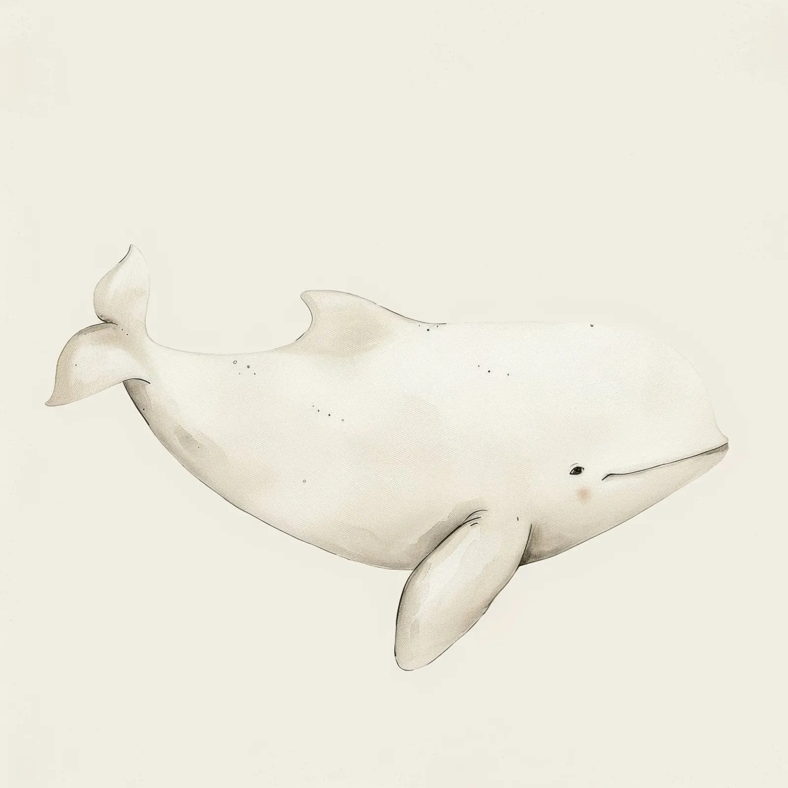 Viaggio delicato con le balene carta hahnemühle da DesignDoodle