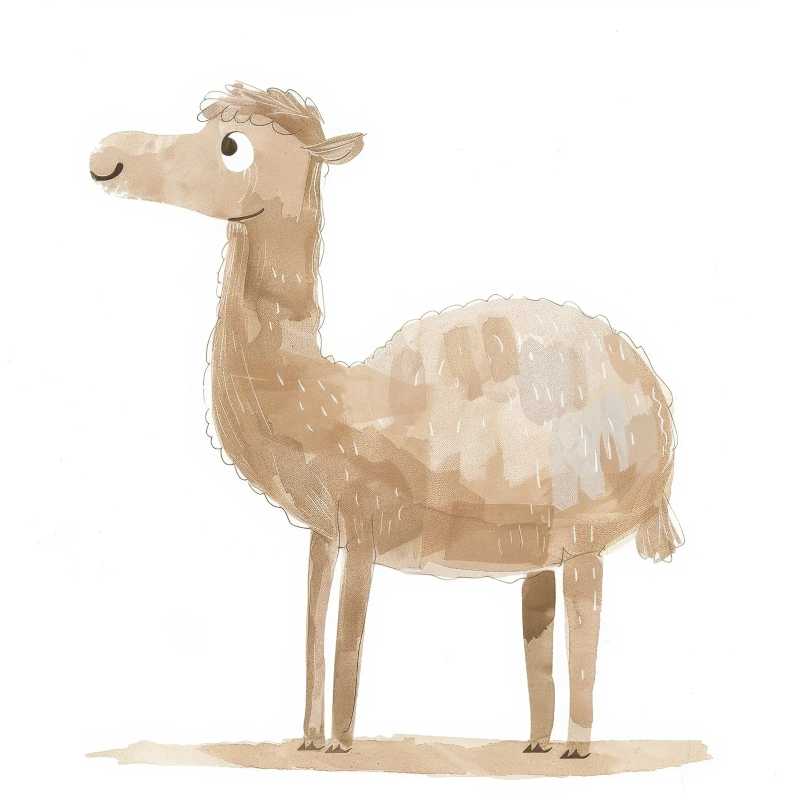 Lama vivace carta hahnemühle da DesignDoodle