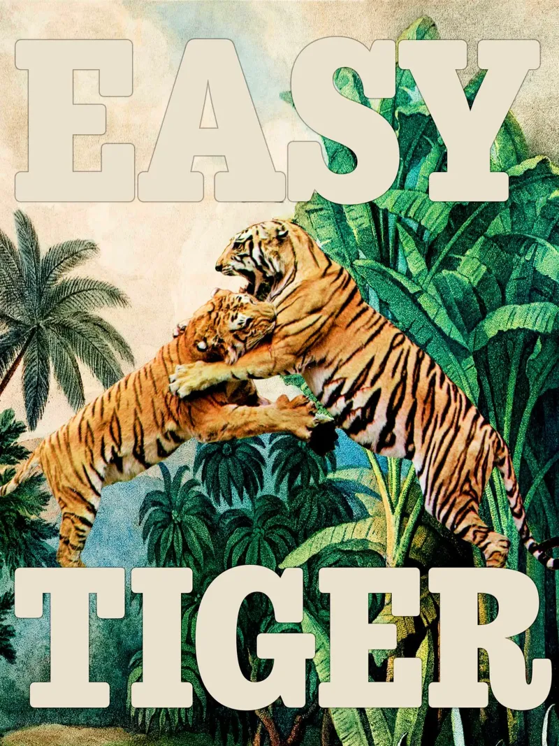 Easy Tiger poster with plastic frame by MsGonzalez