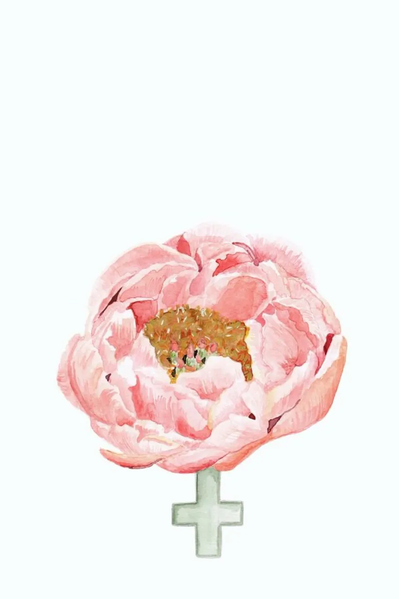 Fem-peony poster da Ctoft