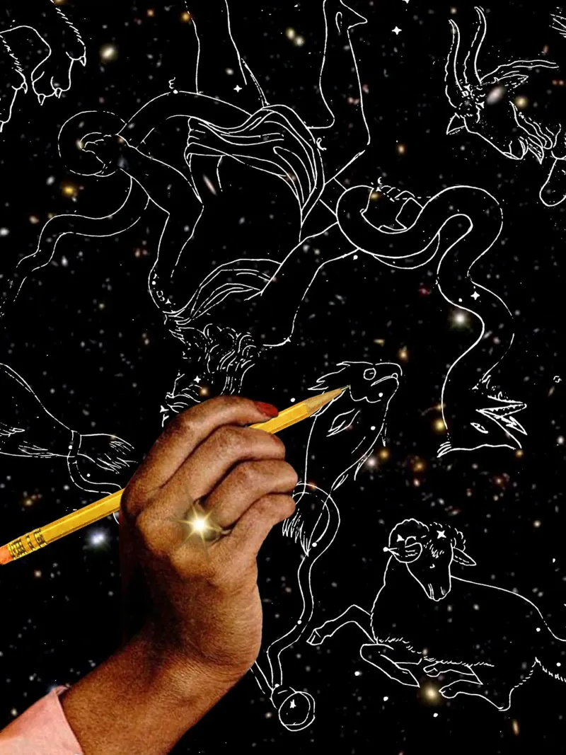 Drawing constellations carta hahnemühle da MsGonzalez