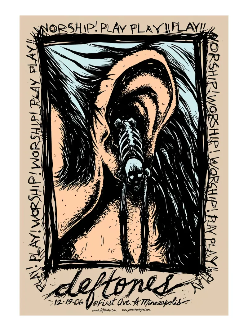 Norship! Suonare Suonare Concerto Deftones pellicola backlit da fredam