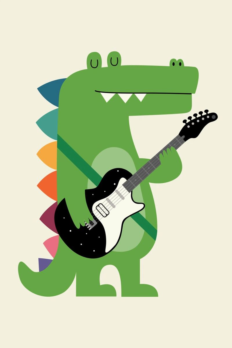 Kroko-Felsen Poster von Andy Westface
