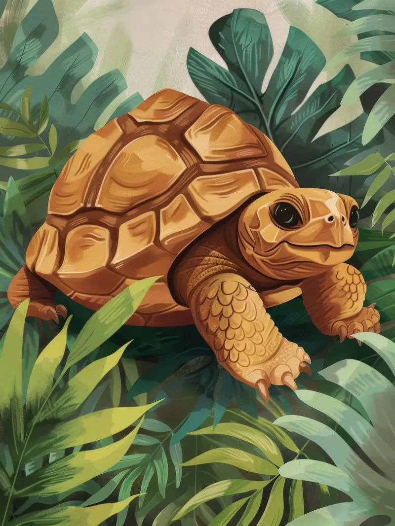 Golden Tortoiseshell Adventurer canvas by DesignDoodle