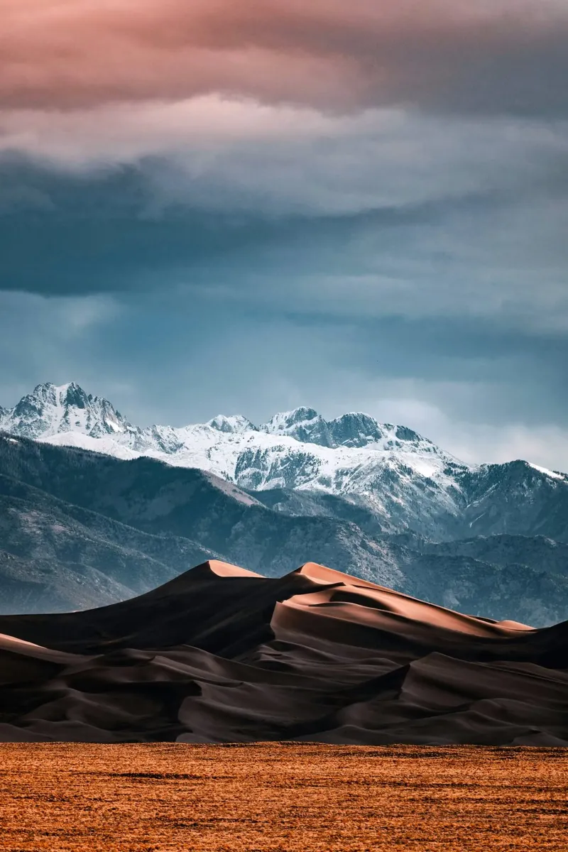 harde lichte woestijn canvas met Baklijst van life of sands