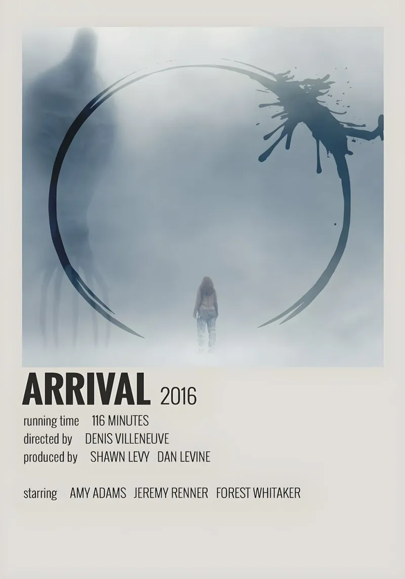 ARRIVAL 2016 canvas met Baklijst van MVFminimalist