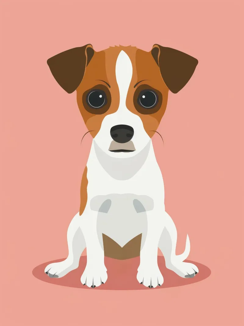 Jack Russell Joy pellicola backlit da DesignDoodle