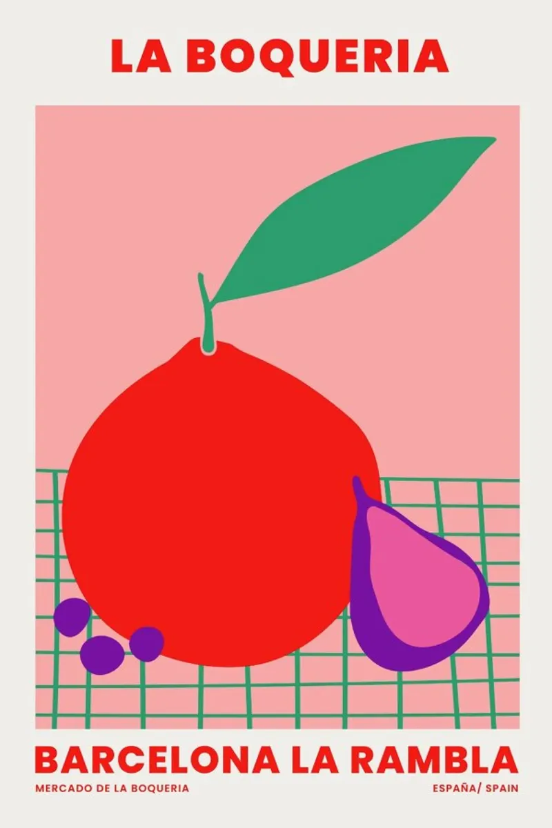 La Boqueria poster by Pure